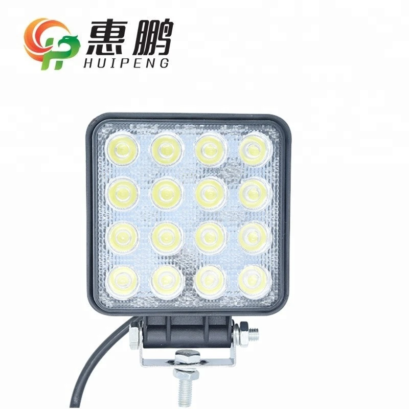 LED Work Light Bar Drive Lamp Spot Light For Indicators Motorcycle Driving Offroad Boat Car 16*3W 48 W 16leds work light