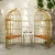 Import Leisure Creative single-person Sofa Chair cafe bar iron half-circle birdcage  floor-to-ceiling back support  floor seats from China