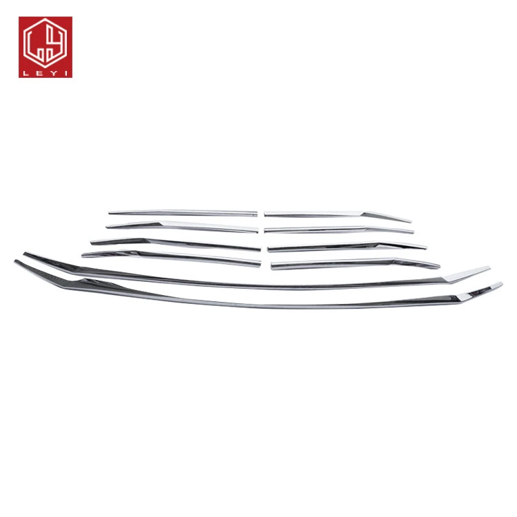 LEYI hot sale ABS plating silver car accessories Front Grille Front Bumper Grille for Sienna