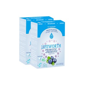 Lifeworth dental probiotics blueberry flavor lactobacillus salivarius probiotic