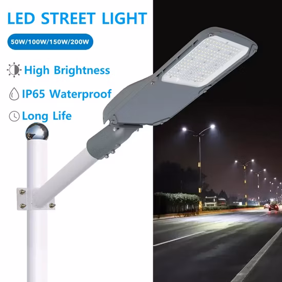 Light Messenger Factory LED Street Light Module Outdoor 50W 100W 150W 200W CE Lighting with LED Public Lamp Road
