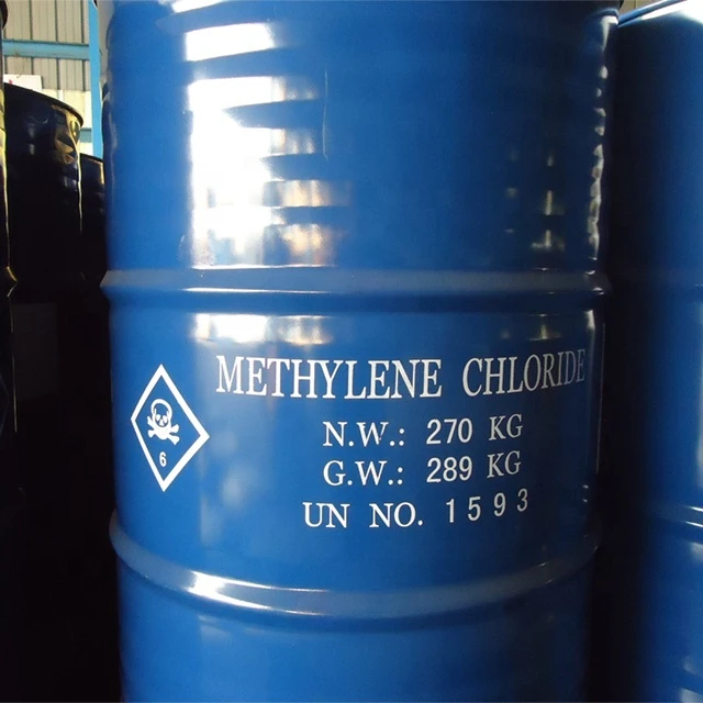 Liquid organic solvent chloroform 99.9 % methylene chloride