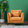 Living room 1 seater sofa set Single sofa chair Modern design air leather sofa chairs
