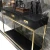 Import Living room light luxury custom table cabinet furniture stainless steel italian console table from China