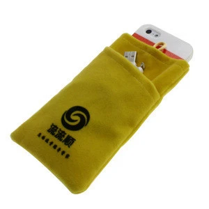 logo artwork printed tailor making latest mobile pouch