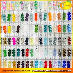 Loose Glass Beads Rondelle Crystal Beads