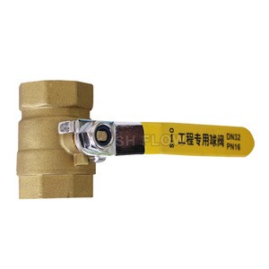 Low cost brass lockable magnetic ball valve with lock