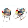 low price new design children rocking fabric chair