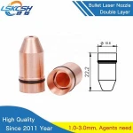 LSKCSH Single/Double layer  Lasermech laser nozzle for Quick/Raytools/DNE/Lasermech Laser equipment spare parts