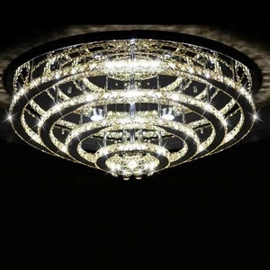 Luxury crystal LED pendant lighting for wedding hall