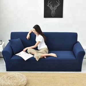 Luxury jacquard living room slipcover universal stretch l shape sofa cover
