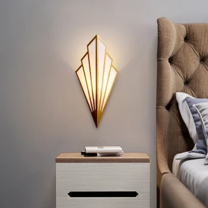 luxury  led light background nordic lamp shell lamp wall lamp living room furniture Bedroom decor