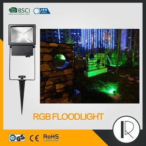 m063025 IR remote/DMX512 controlled RGB led floodlight 10W