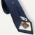 Import 100% Made In Italy Silk Tie Piaggio Navy Blue And White Timeless Customizable Man Accessories Gift Idea For Boyfriend from China