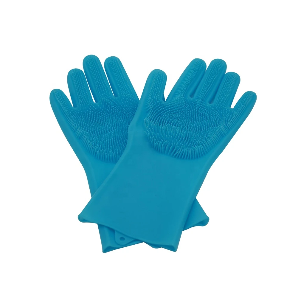magic silicone gloves cleaning gloves silicone rubber washing gloves