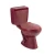 Import malaysia shape of all brand Two Piece P-Trap washdown Toilet bowl from China
