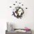 Mandelda Novel Silent Quartz E0 Wooden DIY Decorative Wall Clock for Living Room World Tourism Home Decoration Watch 18 inch
