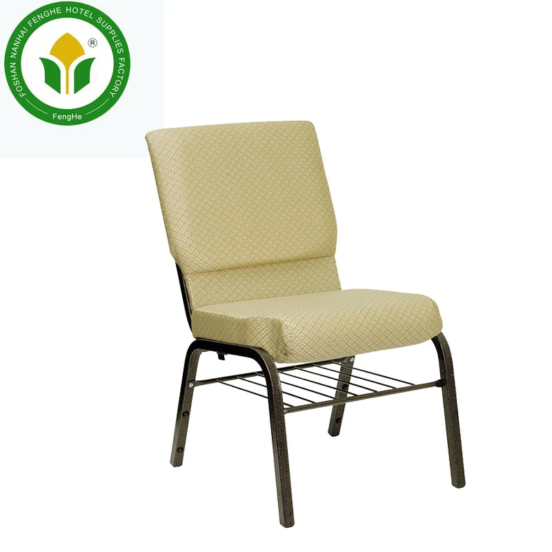 Manufacture metal cheap comfortable church chair upholstered auditorium chairs