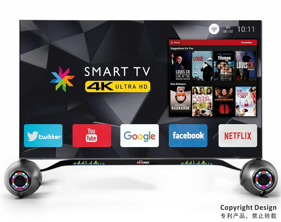 Manufacturer television 4k smart TV 32 inch android led with subwoofer speakers