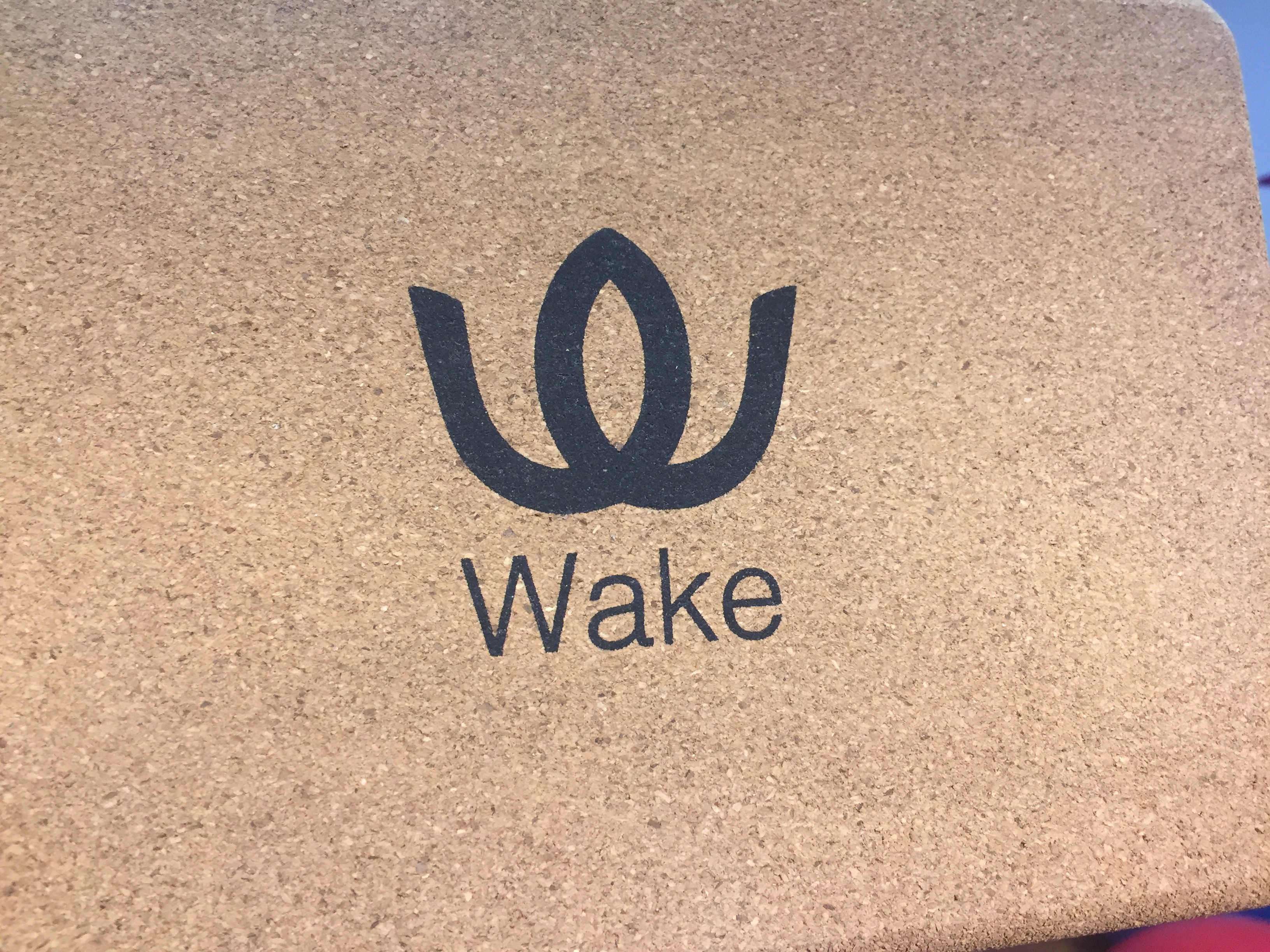 Manufacturers custom logo eco friendly natural cork yoga block