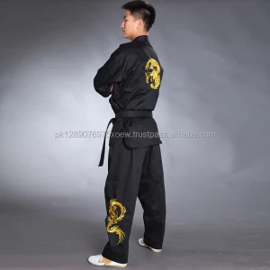 Martial arts uniform taekwondo uniform, pakistan manufactured supplier for karate uniform trakwondo suits