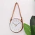 Import Maxery Modern Leather Wall Clock For Home Decor Simple Quartz Clock For Sitting Room Silent Clock For Study Or For Bedroom from China