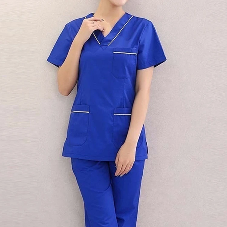 Medical Cherokee Scrubs Polyester Spandex Medical Uniform Nurse Scrubs Custom Scrub Uniforms