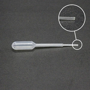 Medical Laboratory Plastic Blood Transfer Pasteur Pipette with Thin Tip 10ul, 65mm Length Dropper