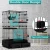 Import Metal Cat Cage Kennel Cat Villa Indoor Cat House With Two Front Doors from China