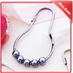 Metal shower curtain rings