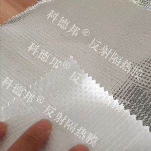 Metalized foil synthetic woven cloth membrane for thermo reflection and water proof