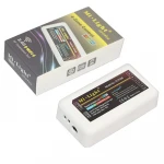 MI-LIGHT MiLight RF Touch Screen FUT038 4 Zone 10A RGBW LED Strip Controller 16 Million Colors to Choose Dimmer APP Control