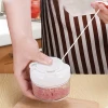 mini kitchen processor chop meat fruits vegetables tools vegetable speedy hand pull chopper