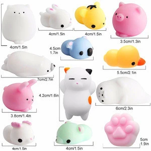Mini Squishy Toy Antistress Ball Squeeze Cute Animal Rising Toy Abreact Soft Sticky Squishi Stress Relief Toys Funny Gift