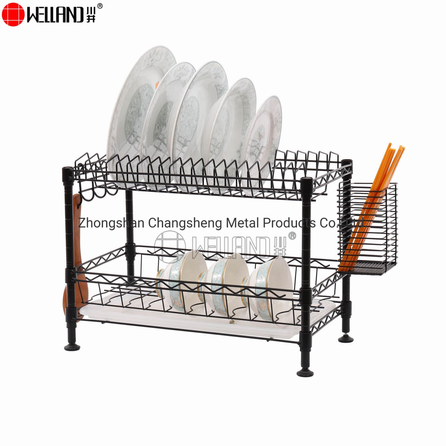 Mini Wire Basket Plate Bowl Cup Cutlery Drying Organizer Kitchen Drainer Rack Metal Dish Shelf