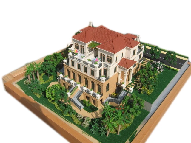 Miniature building model for construction company , architectural model maker