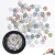 Import Misscheering 1Pcs Colorful Christmas Snowflakes Metallic Nail Art Glitters Sequins Manicure Nail Art Decoration from China