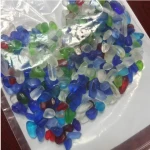 Mixed Color Sea Glass Spot Landscape Decoration Landscape Fish Tank