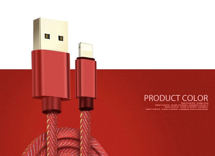 Mobile phone USB Chargering Cable 2.4A  fast charge data cable micro usb data cable