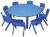 Import Modern Children Table and Chair Kids Preschool Furniture from China