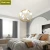 Import Modern Design Indoor Lighting Bedroom Dining Room Hanging Led Glass Chandelier Light Pendant Lamp from China