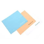 Modern design microfiber eyeglasses lens cleaning cloth with silk-screen