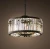Import modern led luxury E14 simple retro iron crystal chandelier creative circular chandelier LAMP from China