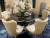 Import Modern Simple White Round Room Restaurant Metal Luxury Italian Hotel Fashion Malaysia Dining Cultured Cafe Antique Marble Table from China