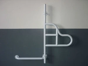 modern steel grab rails for bathroom