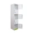 Import Modern steel single body wardrobe 5 doors metal clothing locker/wardrobe with key lock from China