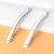 Import Modern White Wardrobe Door Handles Cabinet Drawer Handle Furniture Hardware Simple Style Zinc Alloy Handle from China