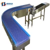 Modular Plastic Flexible Chain Conveyor Belt / Top Chain Conveyor For Beverage Manufacturer