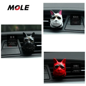 MOLE  Car Aromatherapy dog style car diffuser perfumes creative mini aromatherapy car air freshener