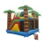 Import monkey coconut palm trees playground slide inflatable combo bouncers for kids from China